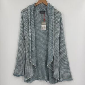 NWT Wooden Ships Dylan Blazer Mohair Wool Knit Cardigan in Frost/Snow | M/L